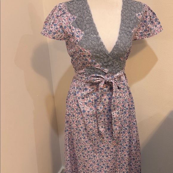 LoveShackFancy Minuet Dress Crushed Blueberries - Picture 8 of 9